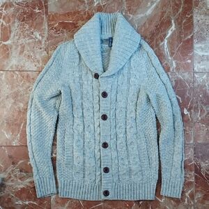 Divided Women's Gray Cable Knit Cardigan
